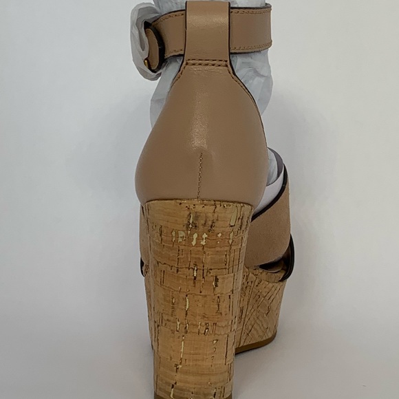 Coach Suede/Leather Platform Sandals. Never worn, bought new Macys. 7.5B - Picture 9 of 13